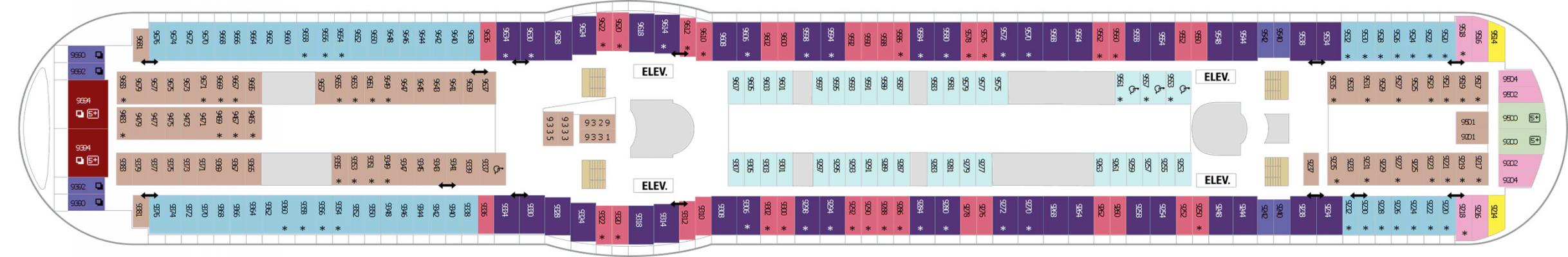 Cubierta 9 Mariner of the Seas