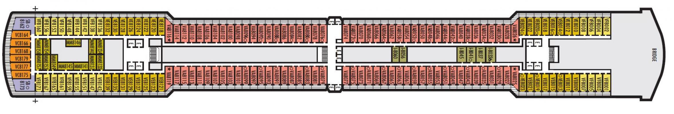 Cubierta 8 MS Eurodam