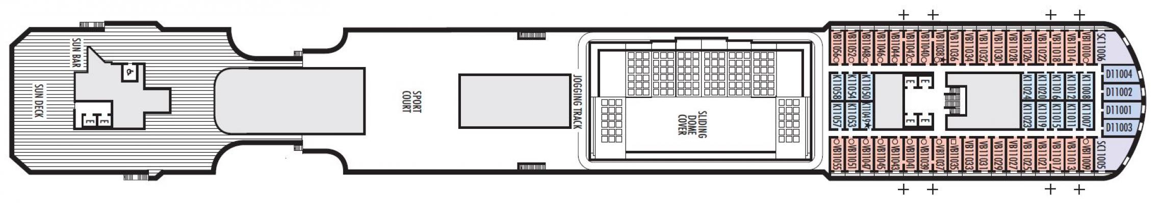 Cubierta 11 MS Koningsdam