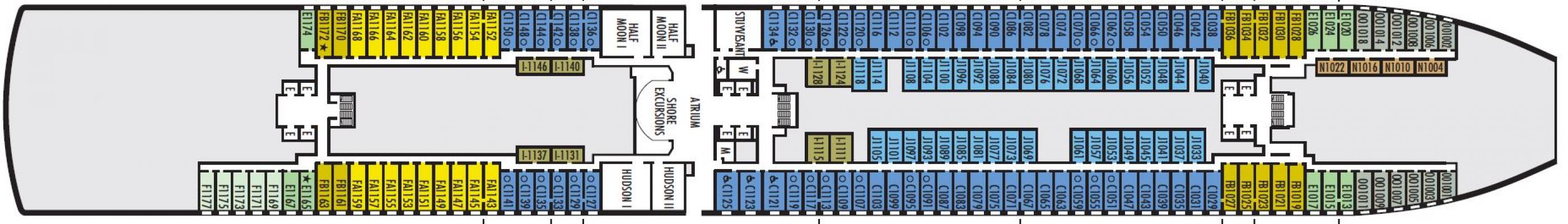 Cubierta 1 MS Koningsdam