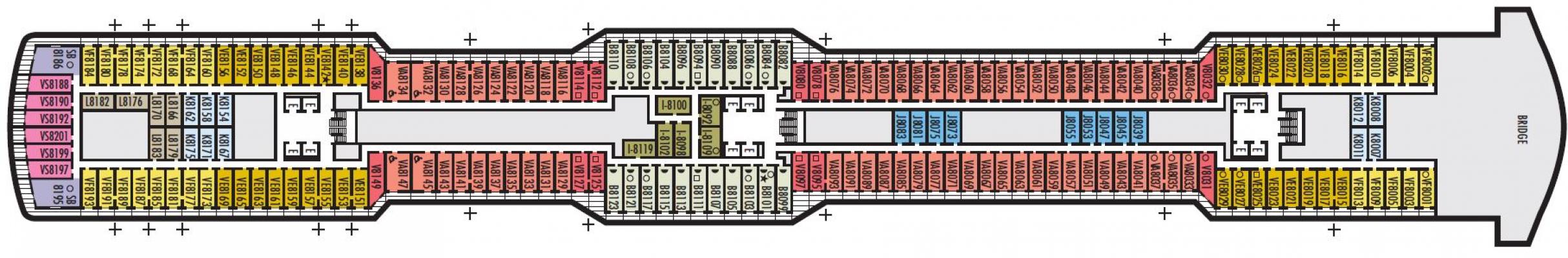 Cubierta 8 MS Koningsdam