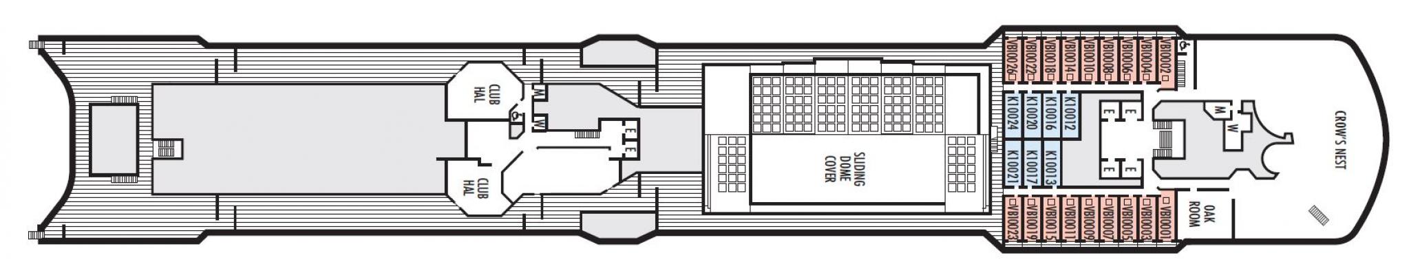 Cubierta 10 MS Noordam