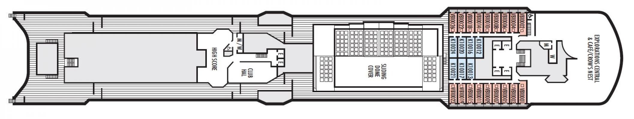 Cubierta 10 MS Oosterdam