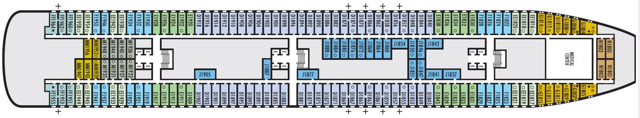 Cubierta 1 MS Volendam