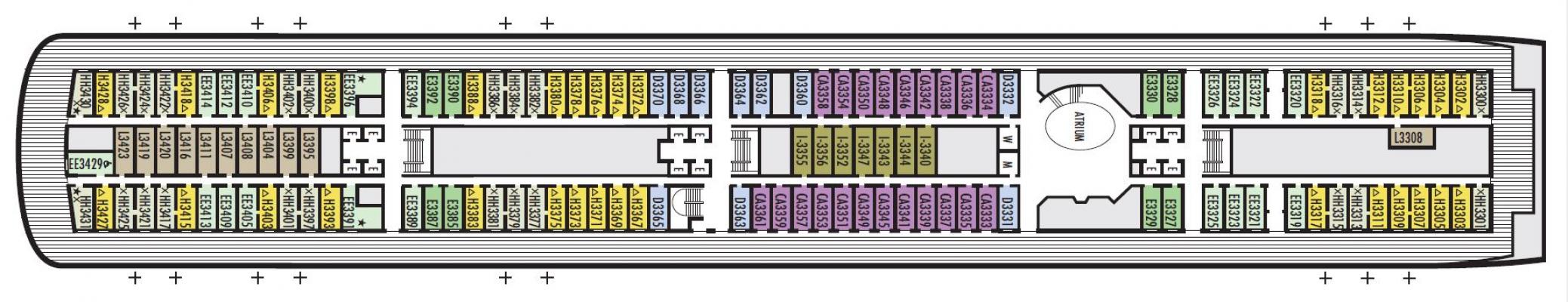 Cubierta 3 MS Volendam