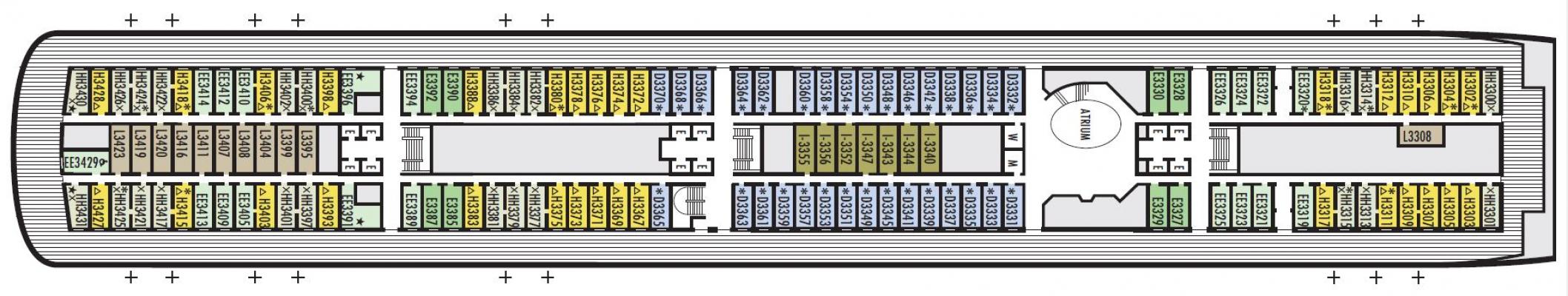 Cubierta 3 MS Zaandam