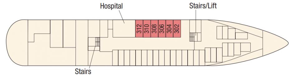 Cubierta 3 MS Bremen