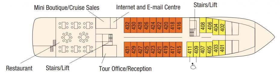 Cubierta 4 MS Bremen
