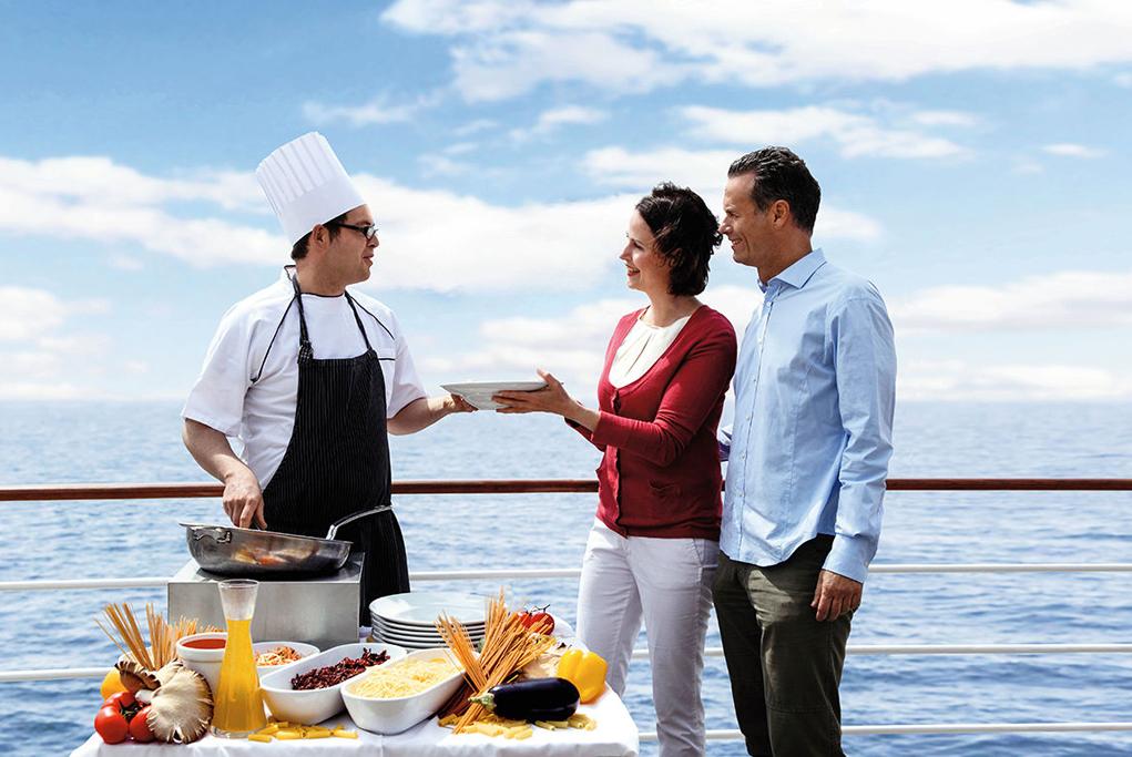 Buffet MS Hanseatic