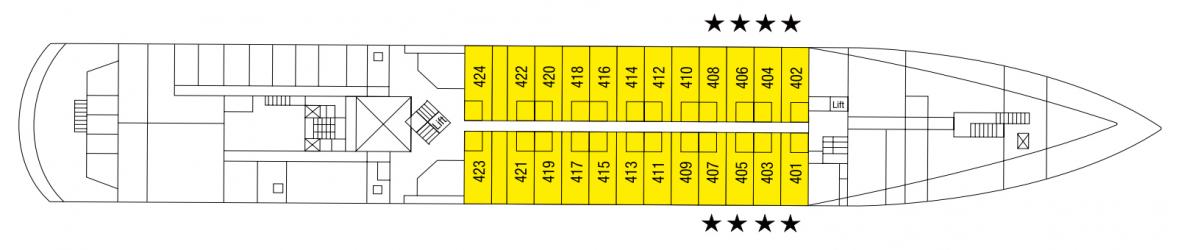 Cubierta 4 MS Hanseatic