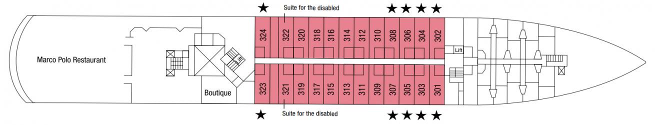 Cubierta 5 MS Hanseatic