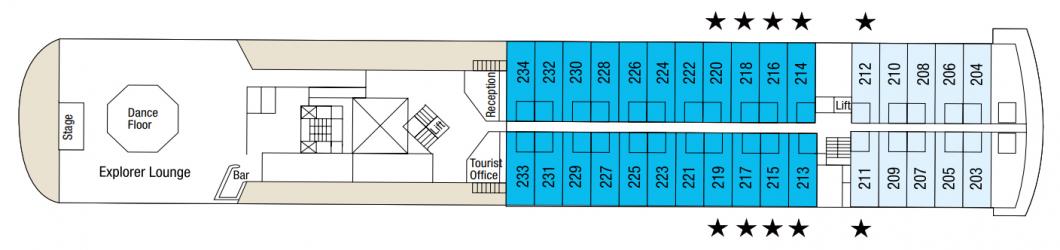 Cubierta 6 MS Hanseatic