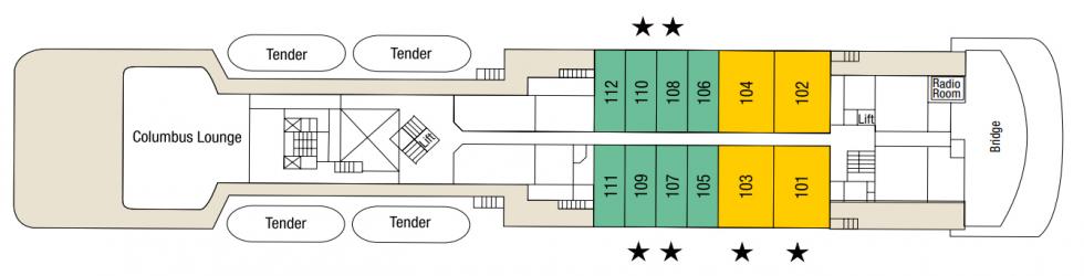 Cubierta 7 MS Hanseatic