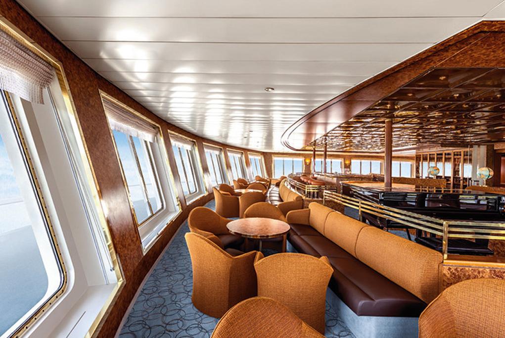 Camarote Zonas lounge - MS Hanseatic
