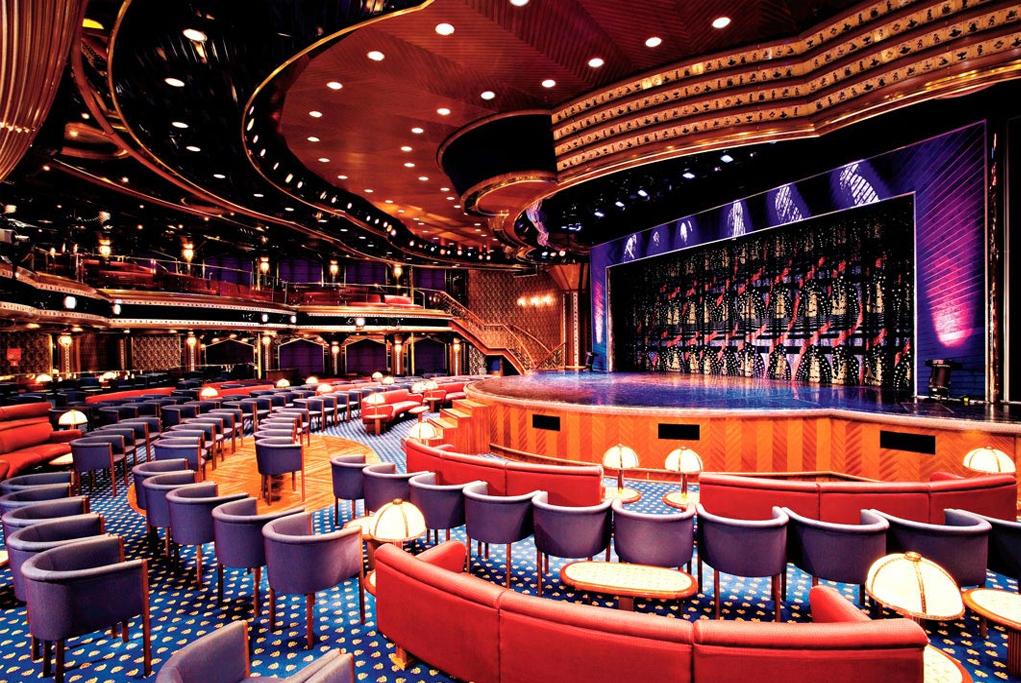 Camarote Teatro Showroom at Sea - MS Maasdam