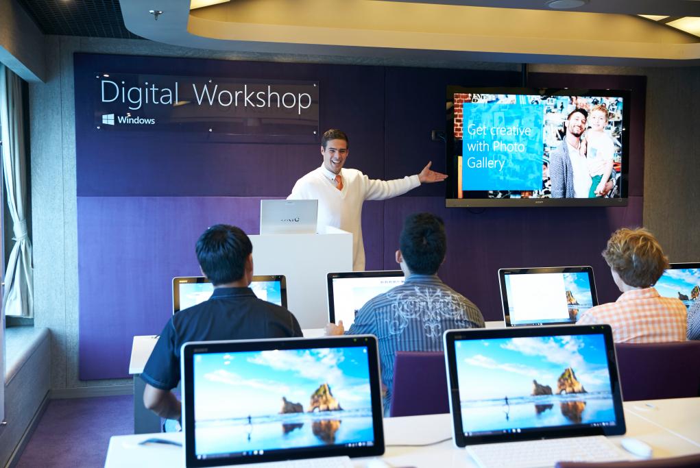 Camarote Taller digital Windows - MS Zuiderdam