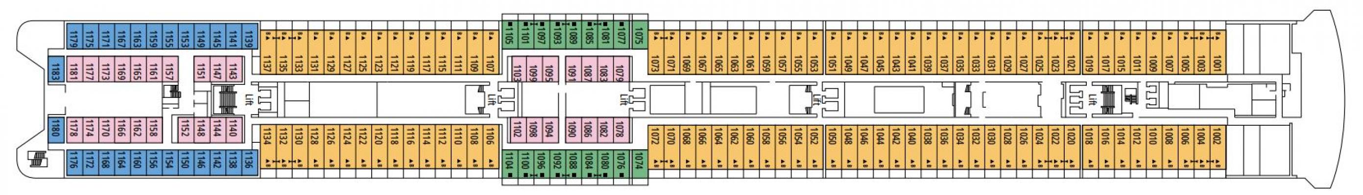 Cubierta 10 - Tormalina MSC Armonia