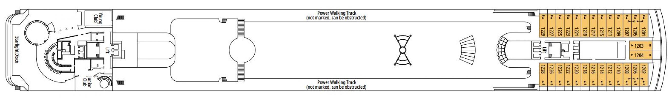 Cubierta 12 - Zaffiro MSC Armonia