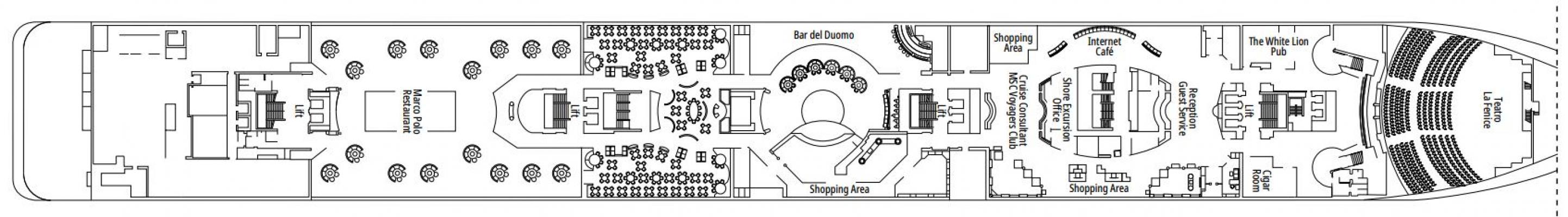 Cubierta 5 - Rubino MSC Armonia