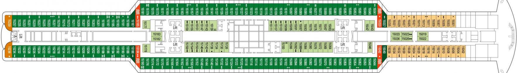 Cubierta 15 MSC Seaview