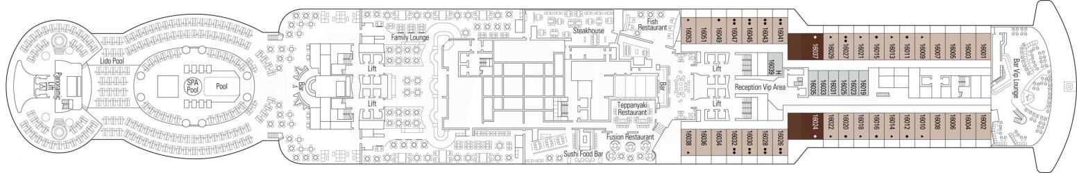 Cubierta 16 MSC Seaview