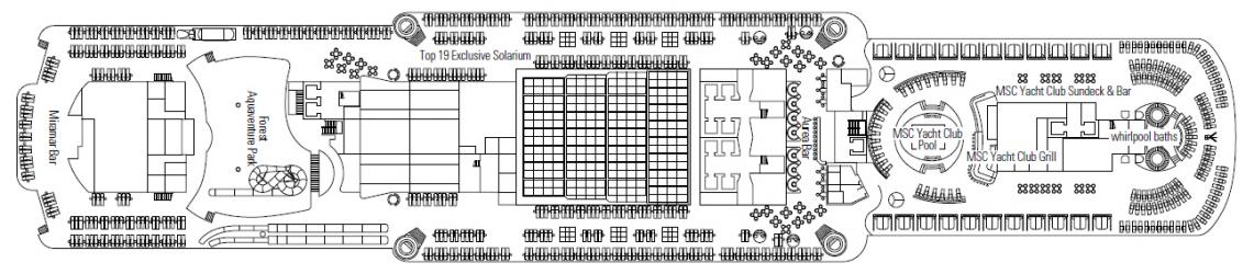 Cubierta 19 MSC Seaview
