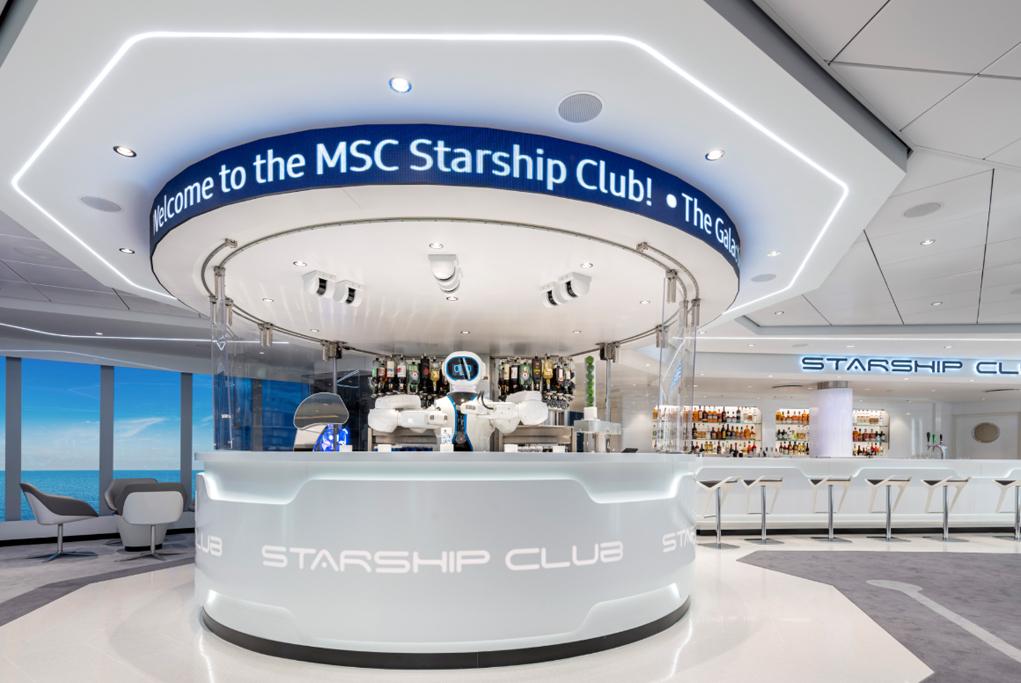 Bar Starship Club MSC Virtuosa