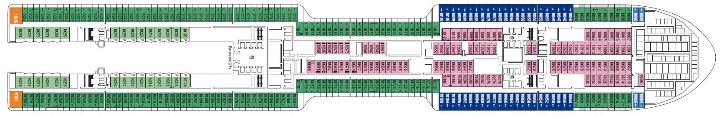 Cubierta 10 MSC World America