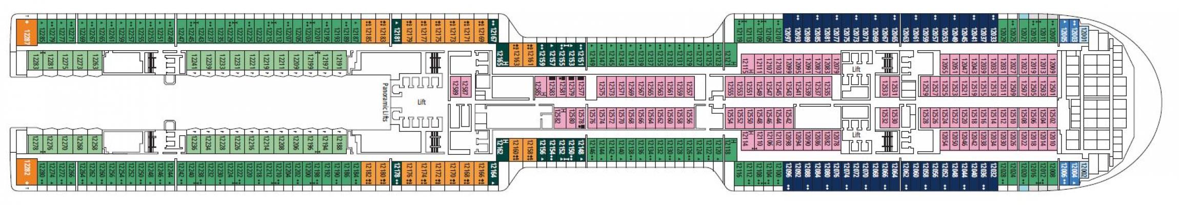 Cubierta 12 MSC World America