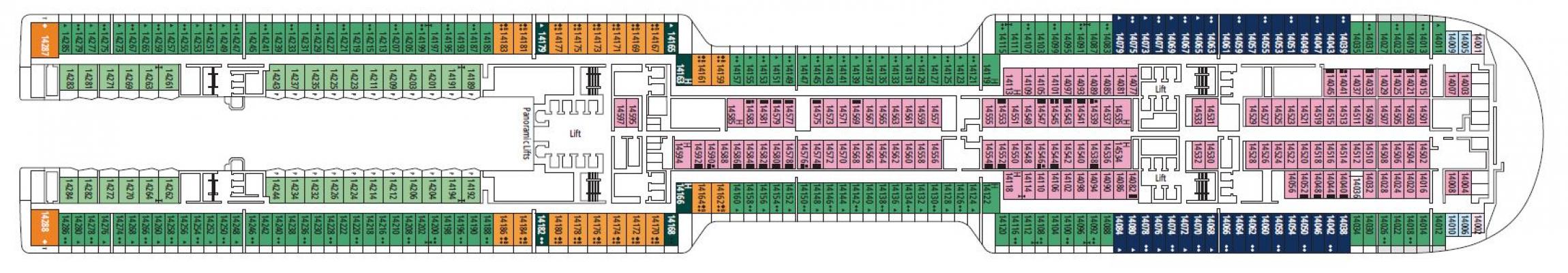 Cubierta 14 MSC World America