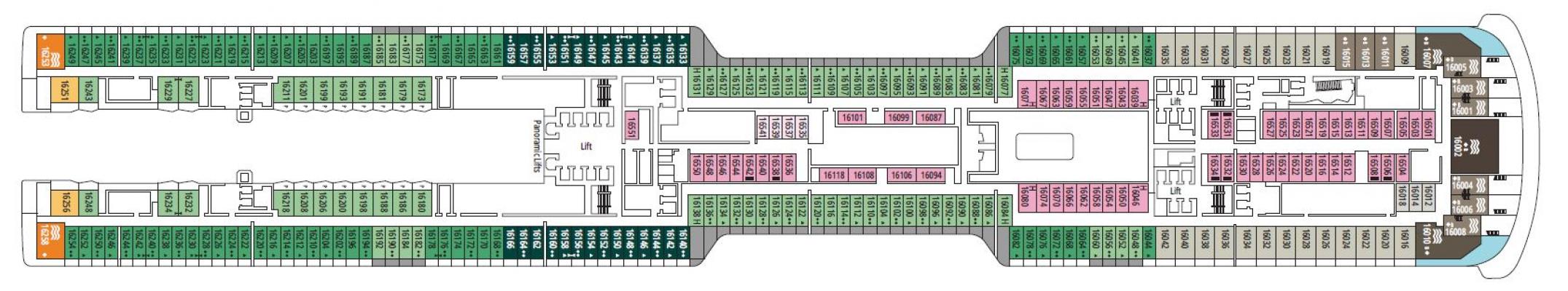 Cubierta 16 MSC World America