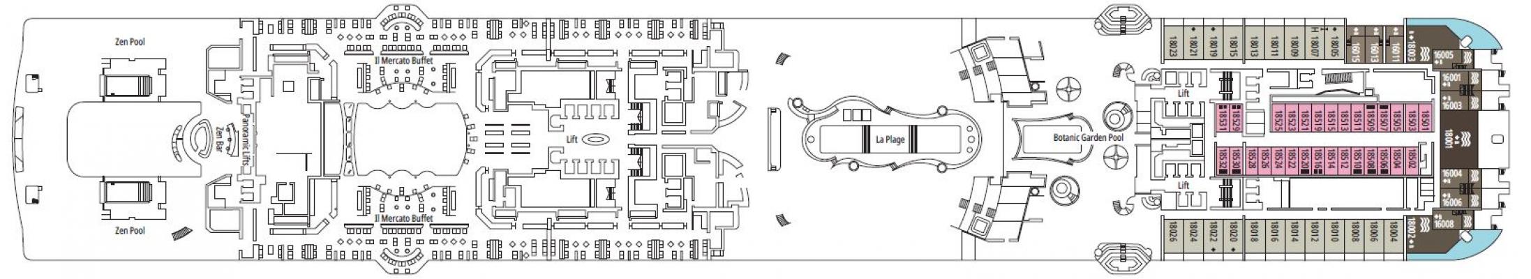 Cubierta 18 MSC World America