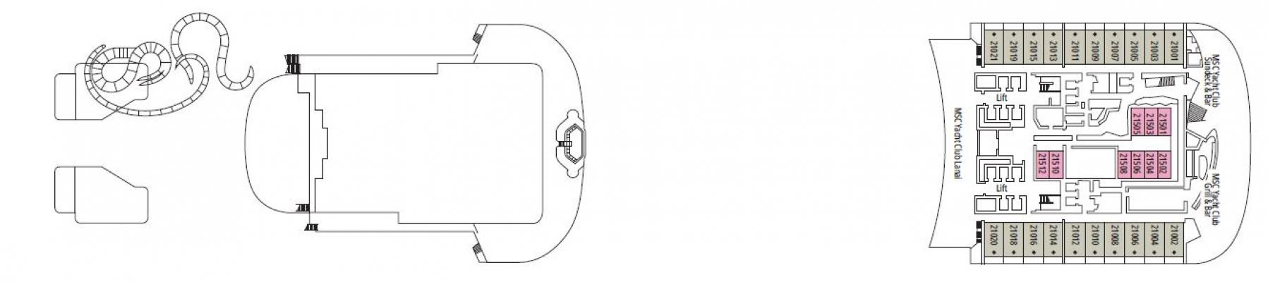 Cubierta 21 MSC World America