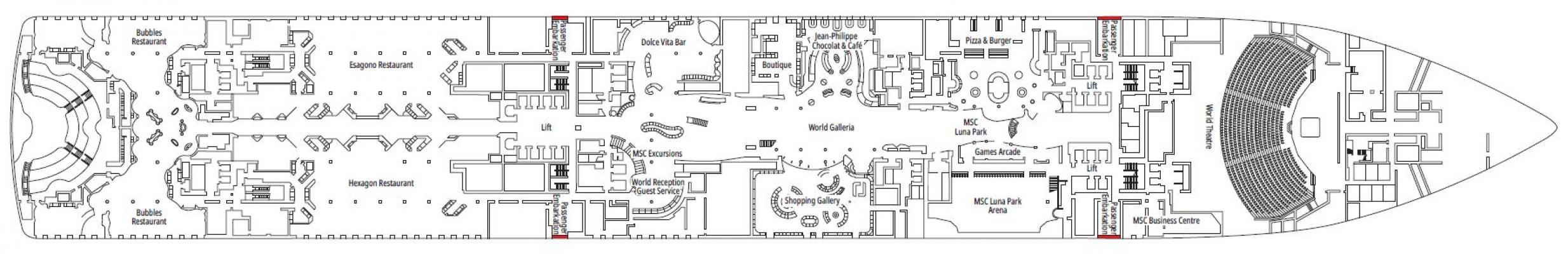 Cubierta 6 MSC World America