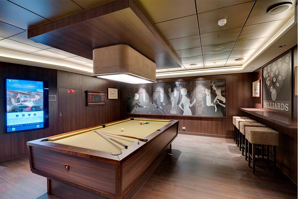 Sala de Billar MSC Seaside