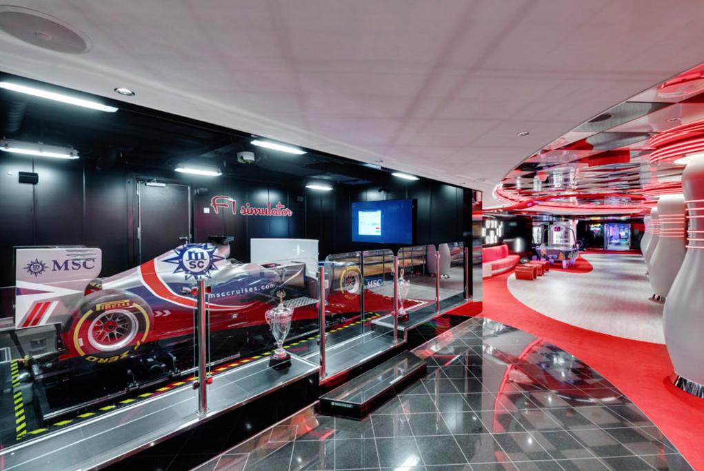 Simulador F1 MSC Seaside