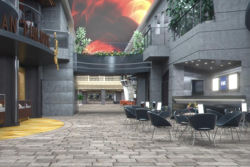 Cupula led MSC Bellissima