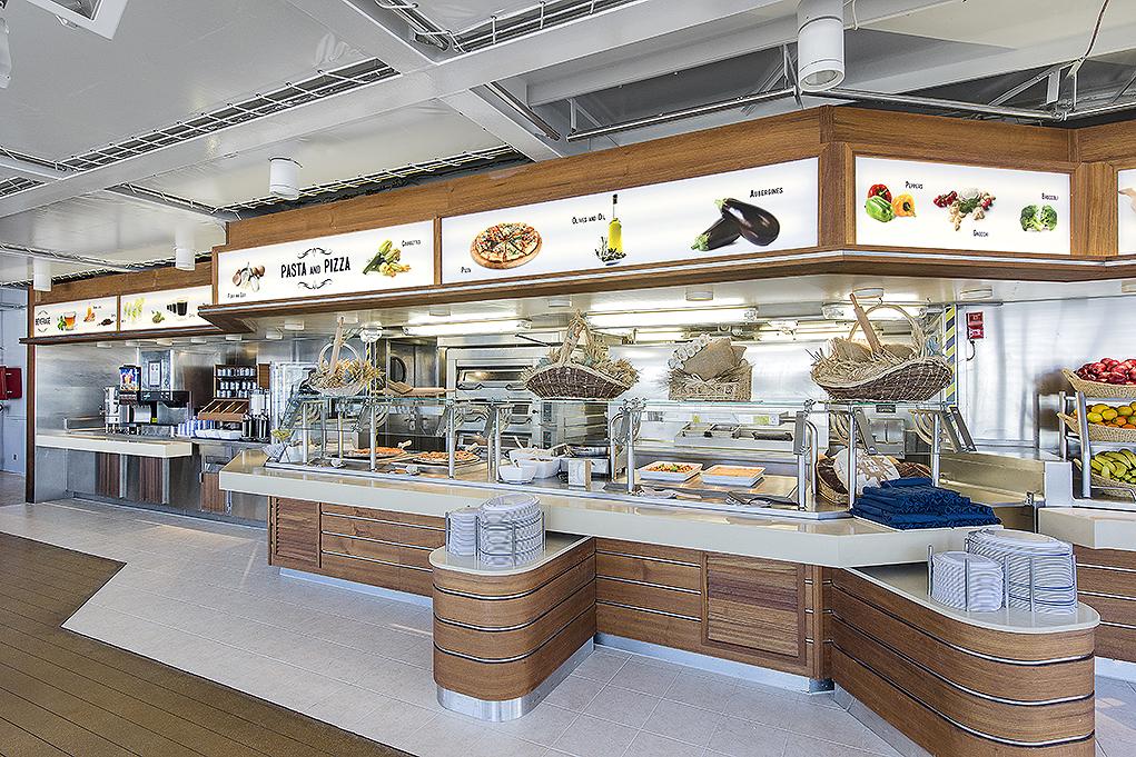 Restaurante La Pérgola MSC Lirica