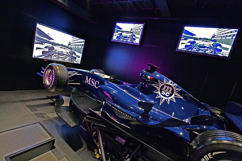 Simulador F1 MSC Preziosa