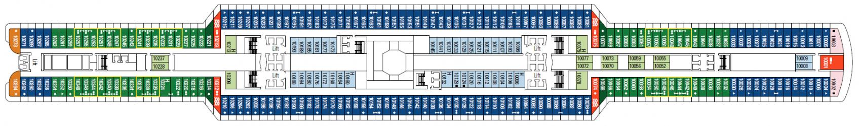 Cubierta 10 MSC Seaside