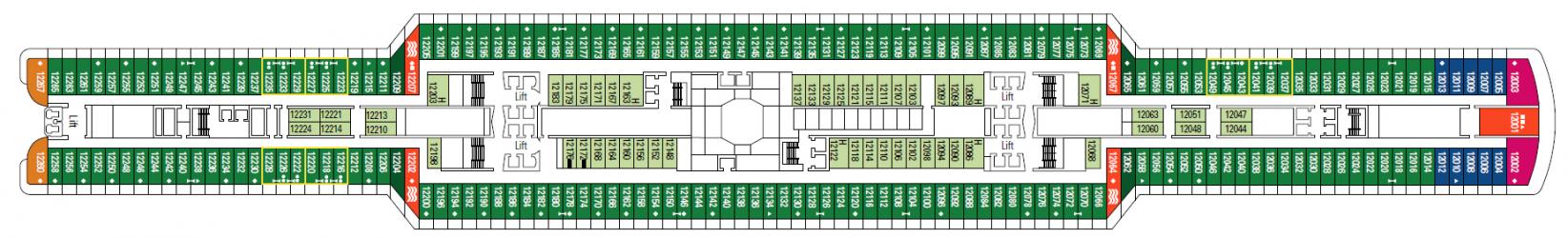 Cubierta 12 MSC Seaside