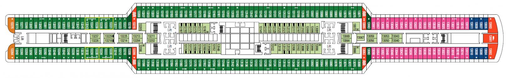 Cubierta 13 MSC Seaside