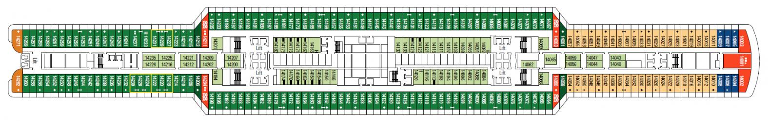Cubierta 14 MSC Seaside