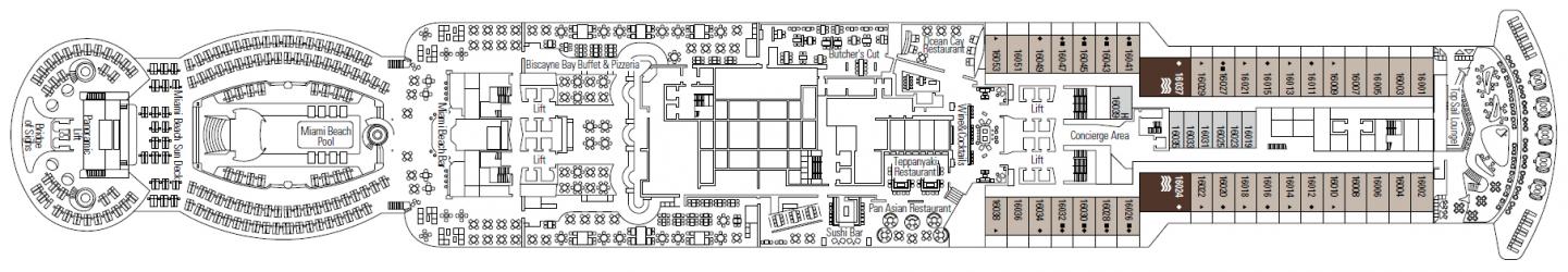Cubierta 16 MSC Seaside