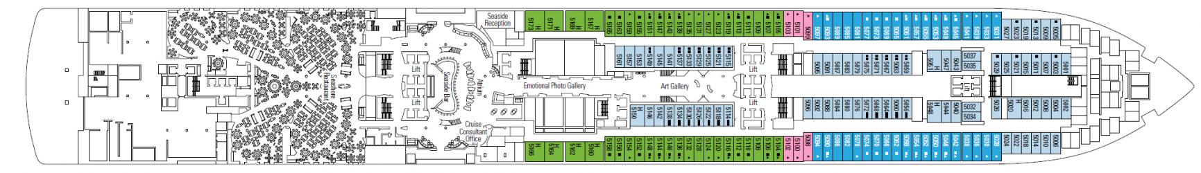 Cubierta 5 MSC Seaside