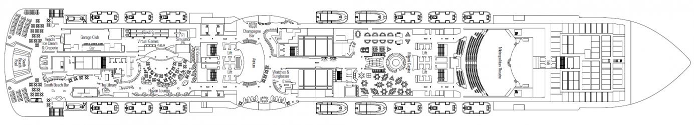 Cubierta 7 MSC Seaside