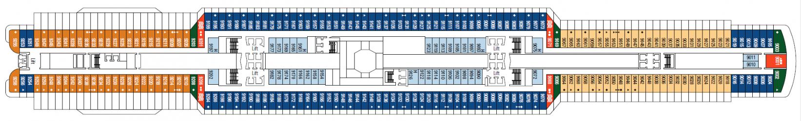 Cubierta 9 MSC Seaside