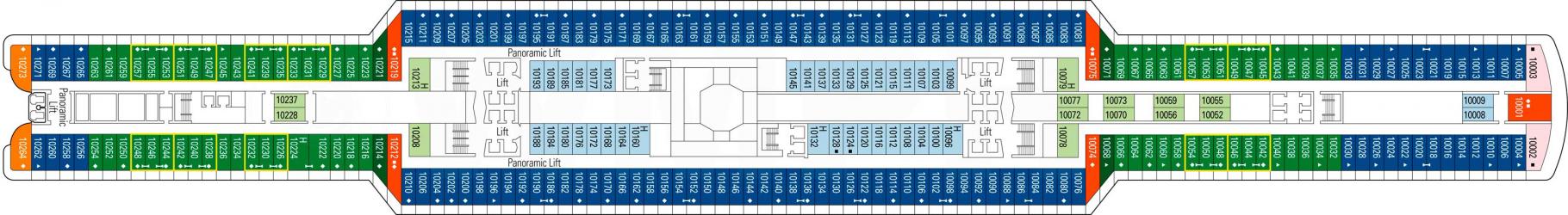Cubierta 10 MSC Seaview