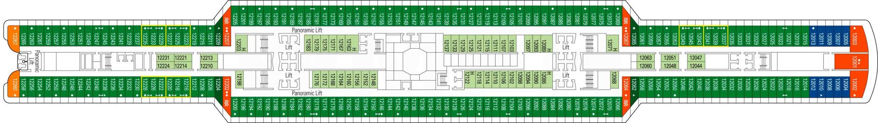 Cubierta 12 MSC Seaview