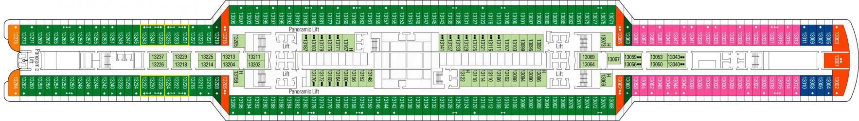 Cubierta 13 MSC Seaview